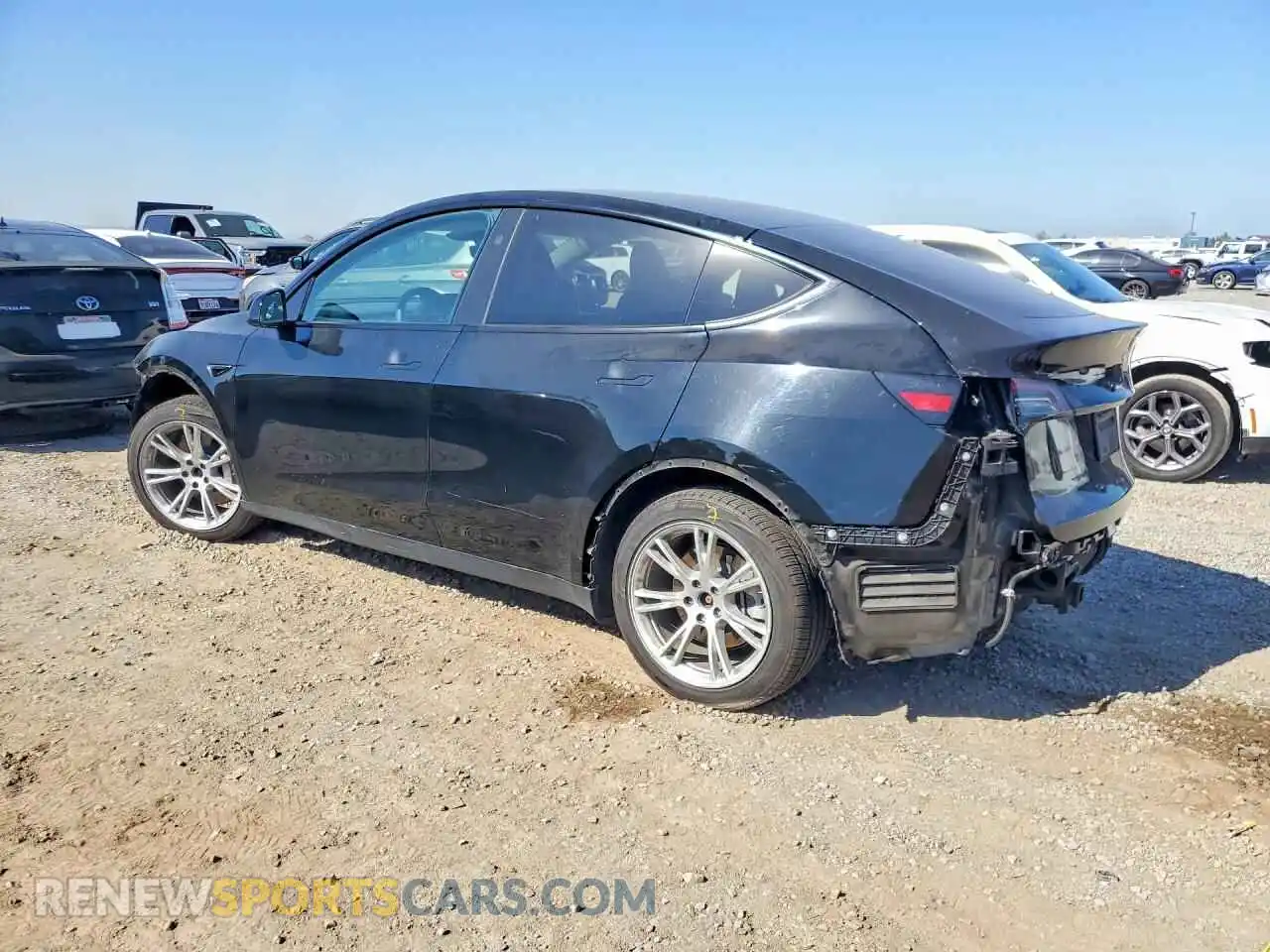 2 Photograph of a damaged car 7SAYGAEE6PF915135 TESLA MODEL Y 2023