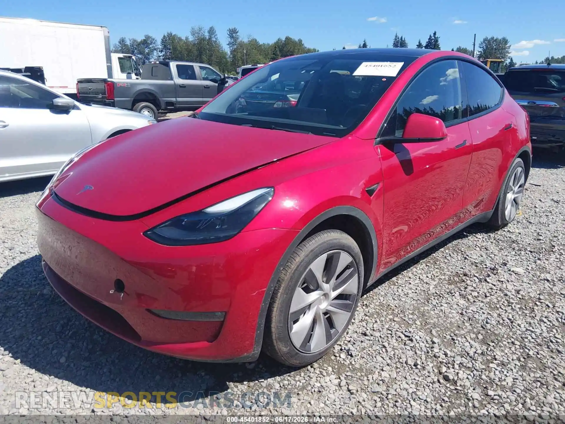 2 Photograph of a damaged car 7SAYGAEE6PF941752 TESLA MODEL Y 2023