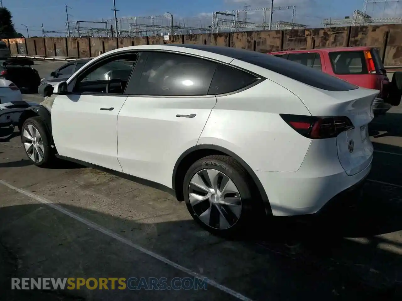 2 Photograph of a damaged car 7SAYGAEE7PF619170 TESLA MODEL Y 2023