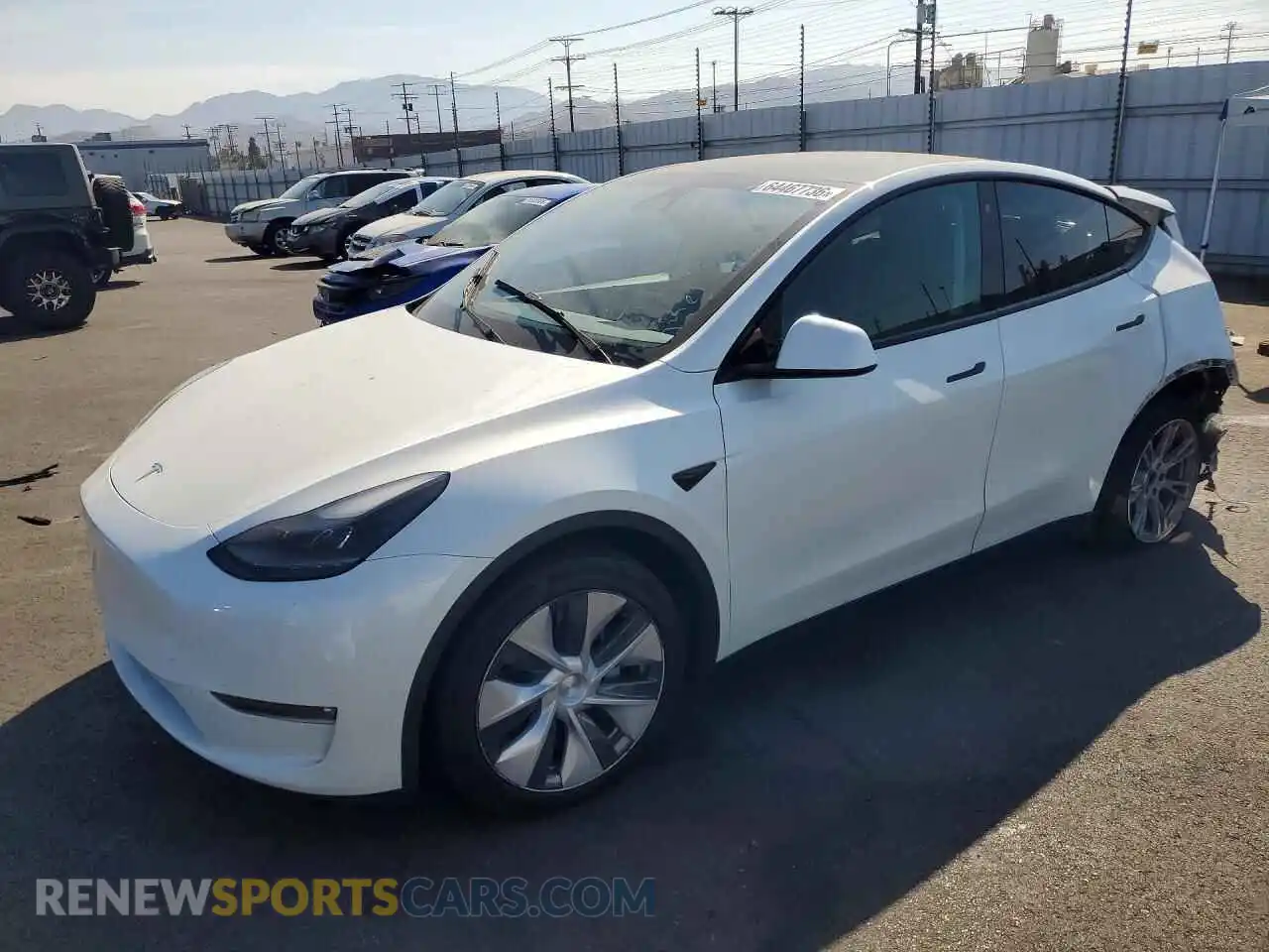 1 Photograph of a damaged car 7SAYGAEE7PF624613 TESLA MODEL Y 2023