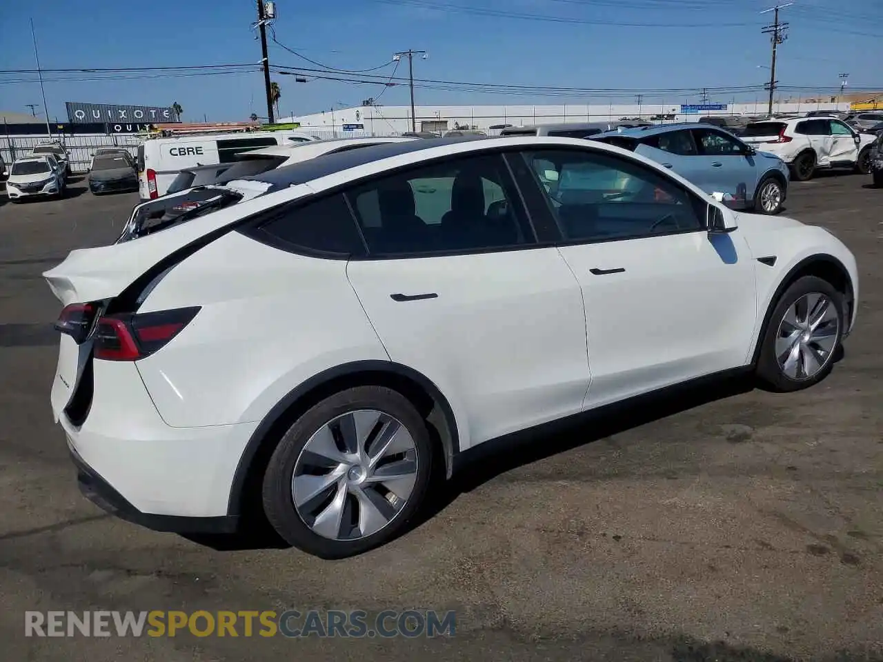 3 Photograph of a damaged car 7SAYGAEE7PF624613 TESLA MODEL Y 2023