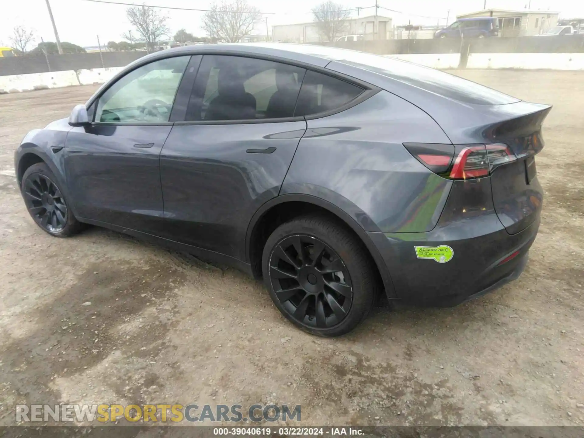 3 Photograph of a damaged car 7SAYGAEE7PF687274 TESLA MODEL Y 2023