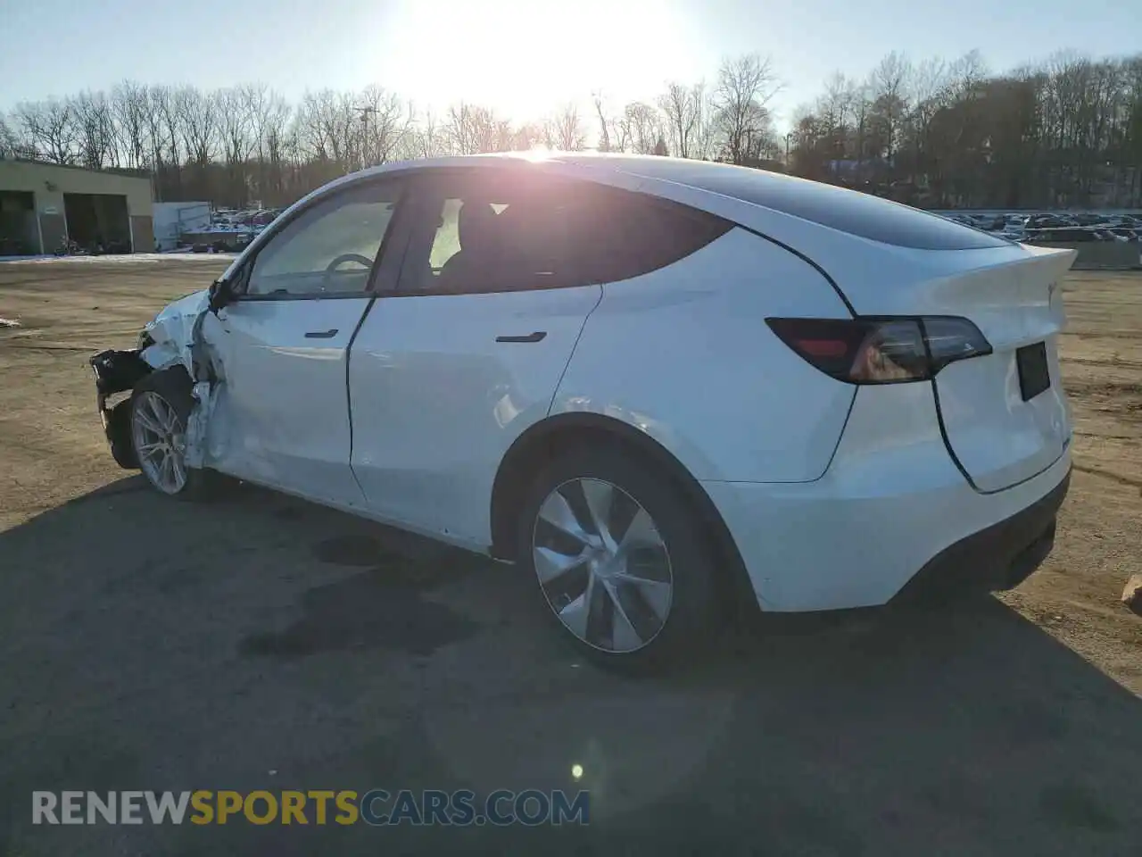 2 Photograph of a damaged car 7SAYGAEE7PF689574 TESLA MODEL Y 2023