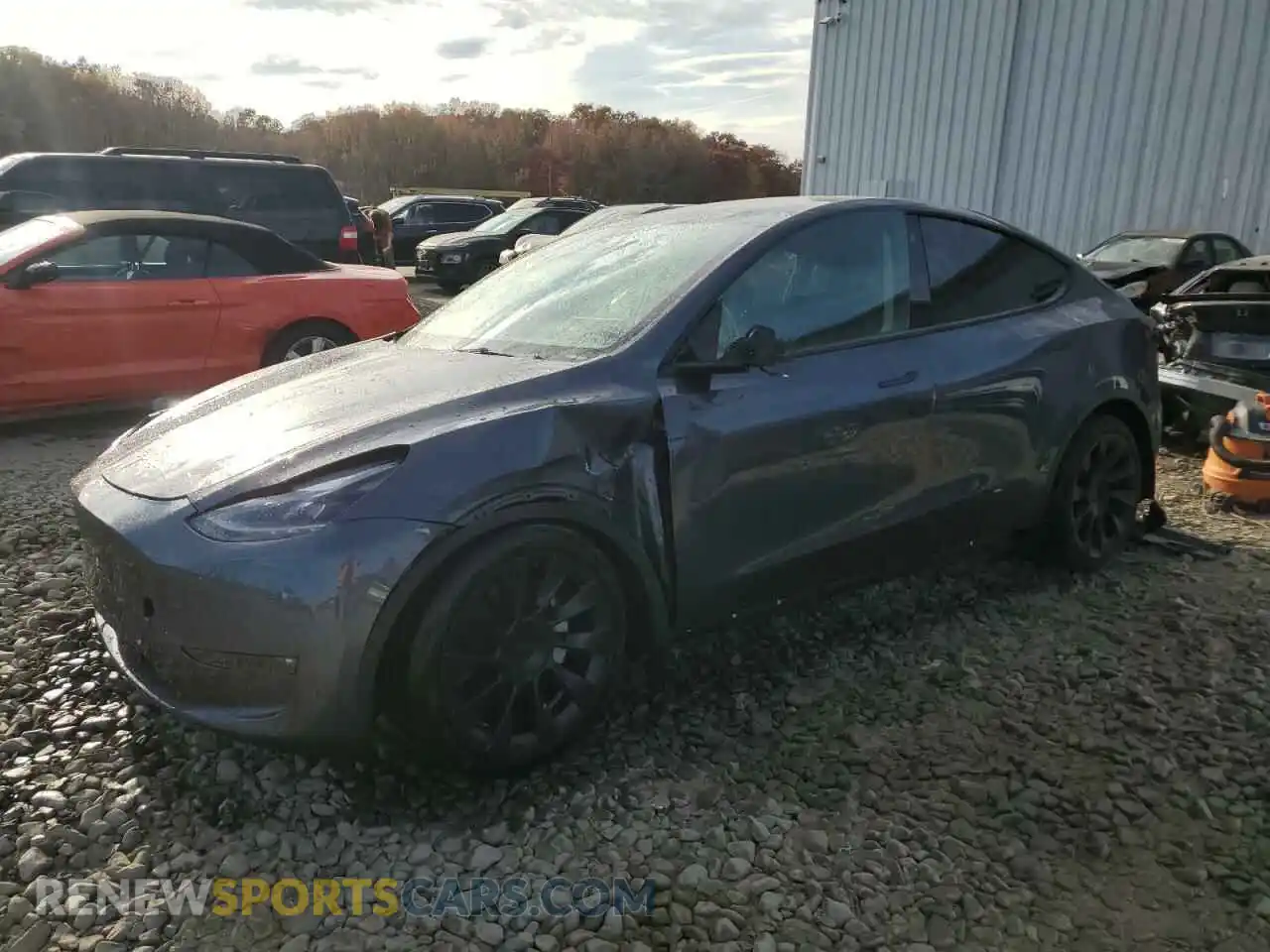 1 Photograph of a damaged car 7SAYGAEE7PF692779 TESLA MODEL Y 2023