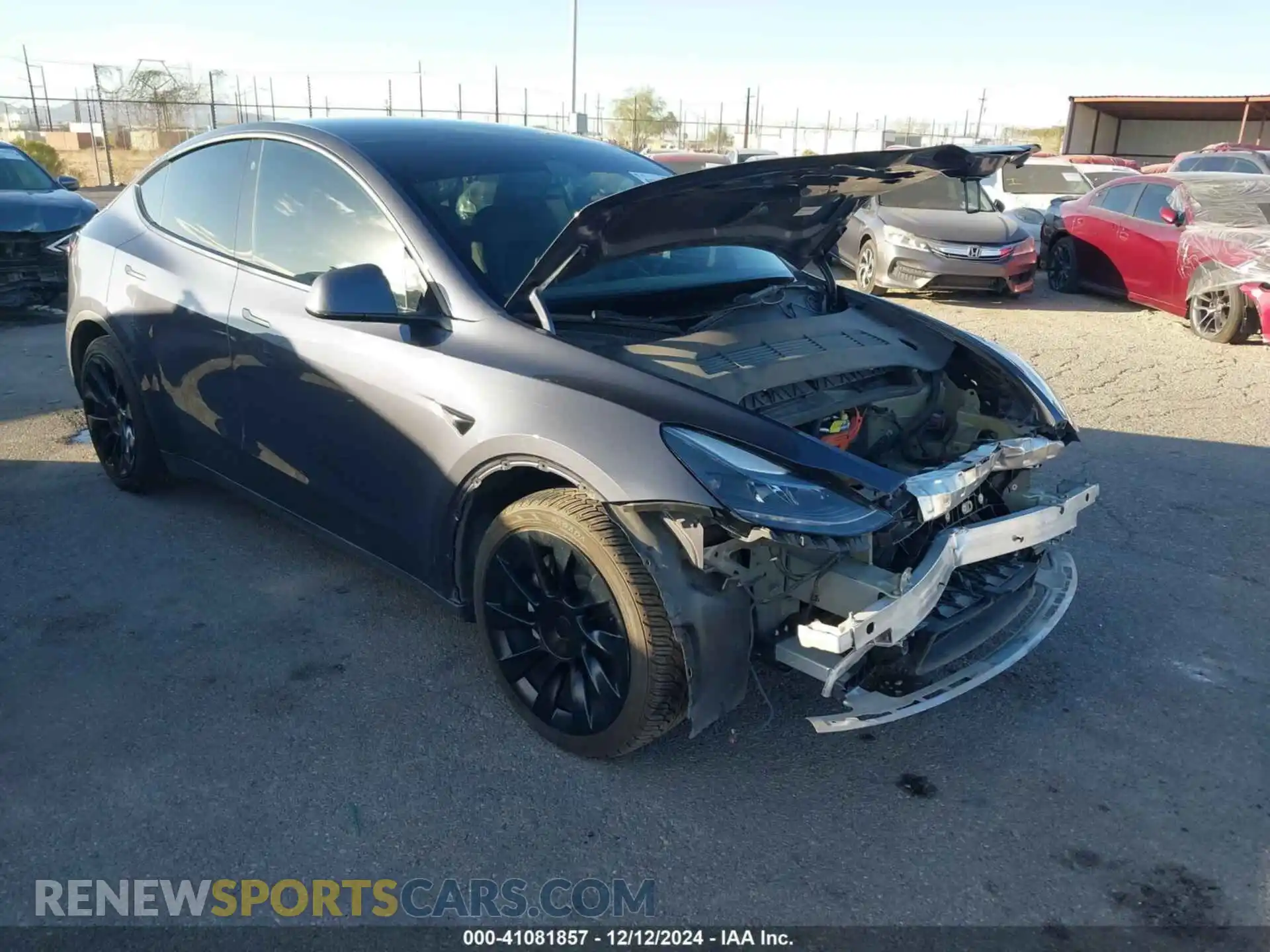 1 Photograph of a damaged car 7SAYGAEE7PF715171 TESLA MODEL Y 2023