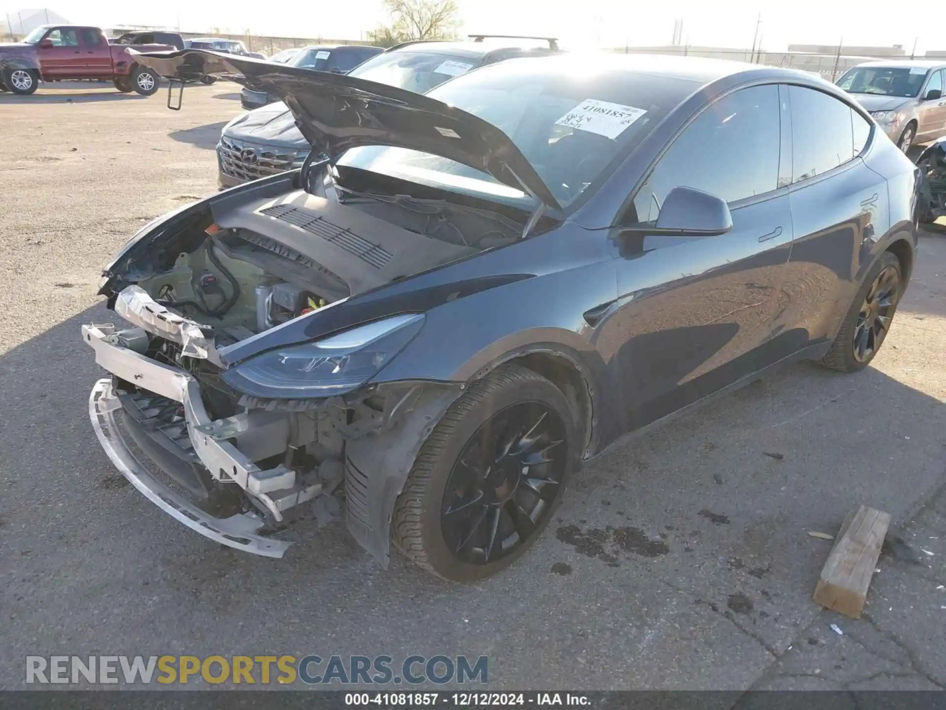 2 Photograph of a damaged car 7SAYGAEE7PF715171 TESLA MODEL Y 2023