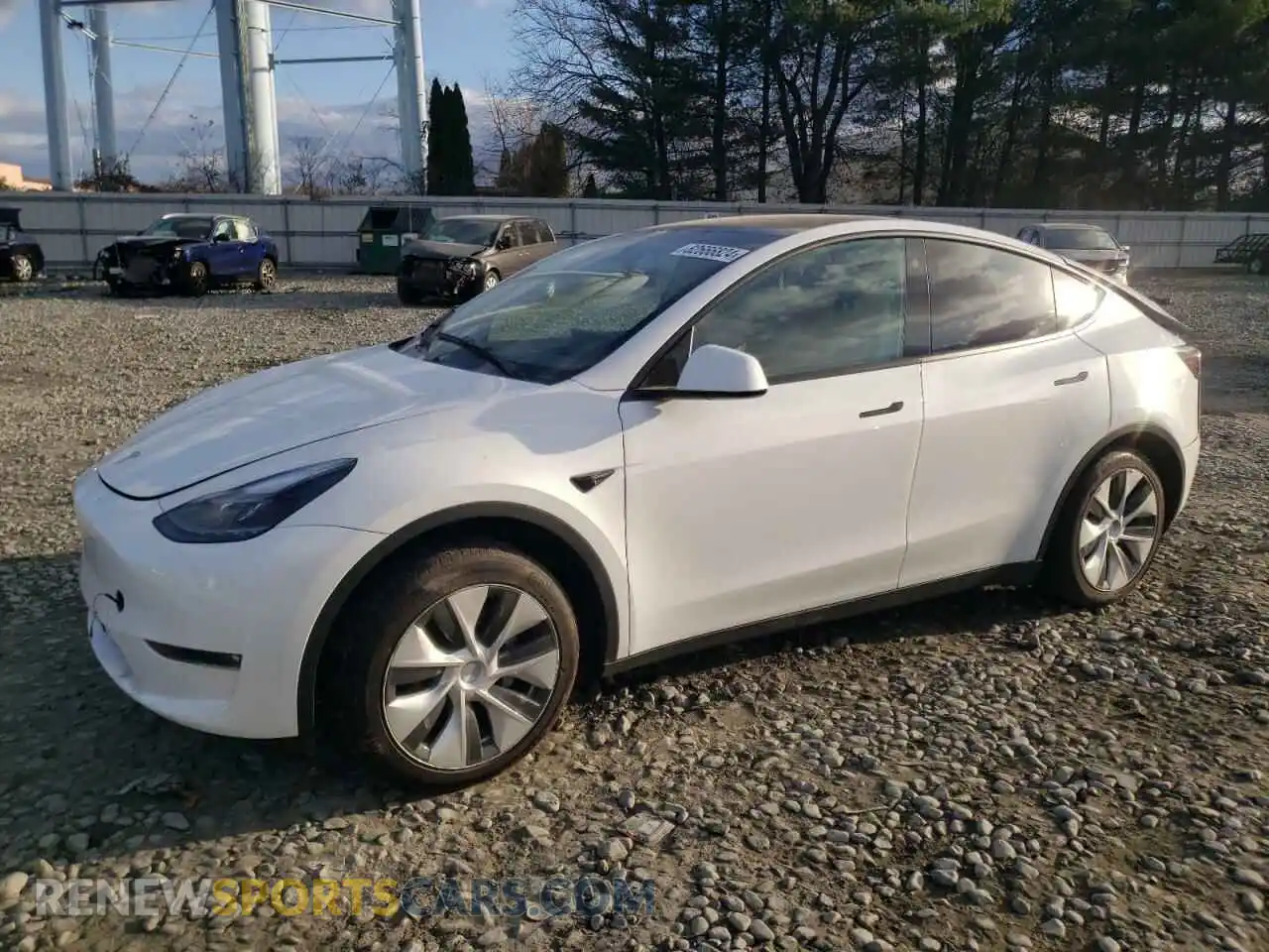 1 Photograph of a damaged car 7SAYGAEE7PF749059 TESLA MODEL Y 2023