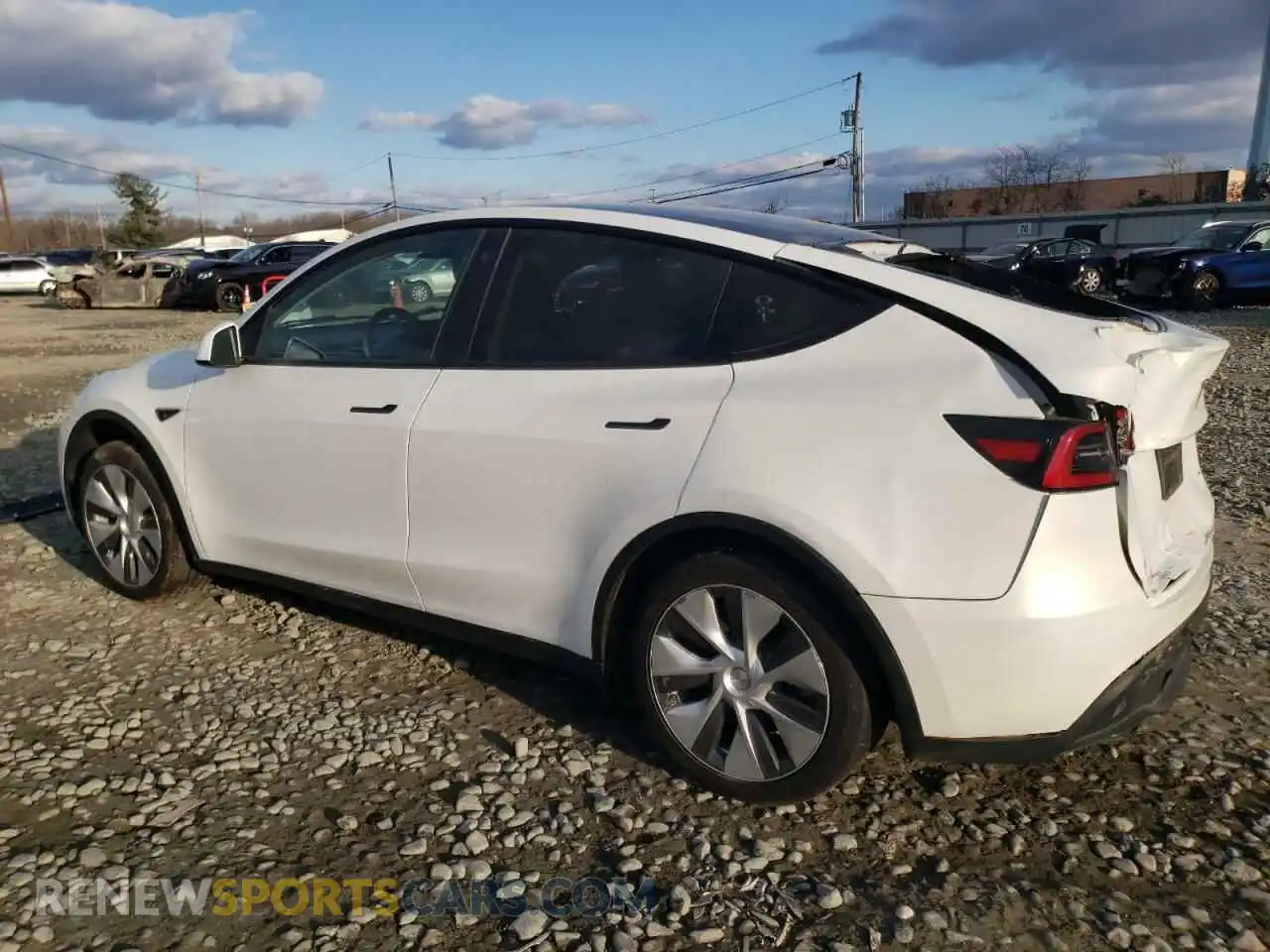 2 Photograph of a damaged car 7SAYGAEE7PF749059 TESLA MODEL Y 2023