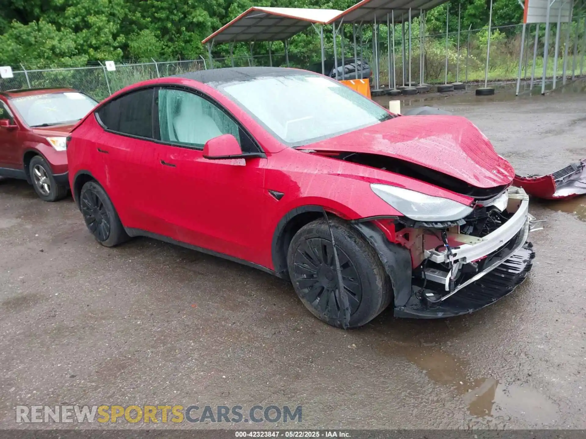1 Photograph of a damaged car 7SAYGAEE7PF800978 TESLA MODEL Y 2023