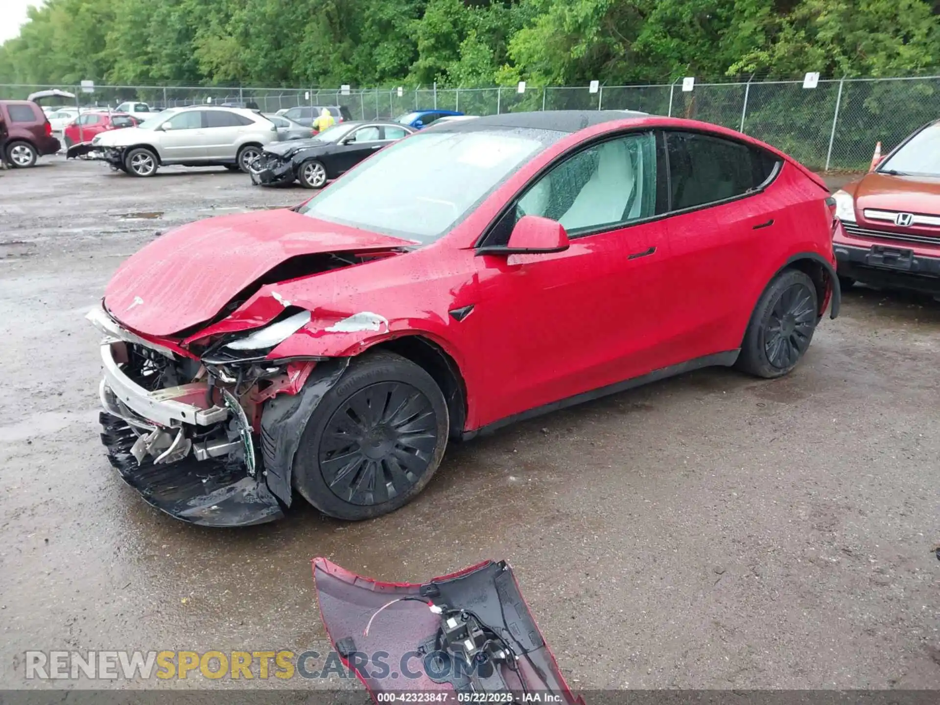 2 Photograph of a damaged car 7SAYGAEE7PF800978 TESLA MODEL Y 2023