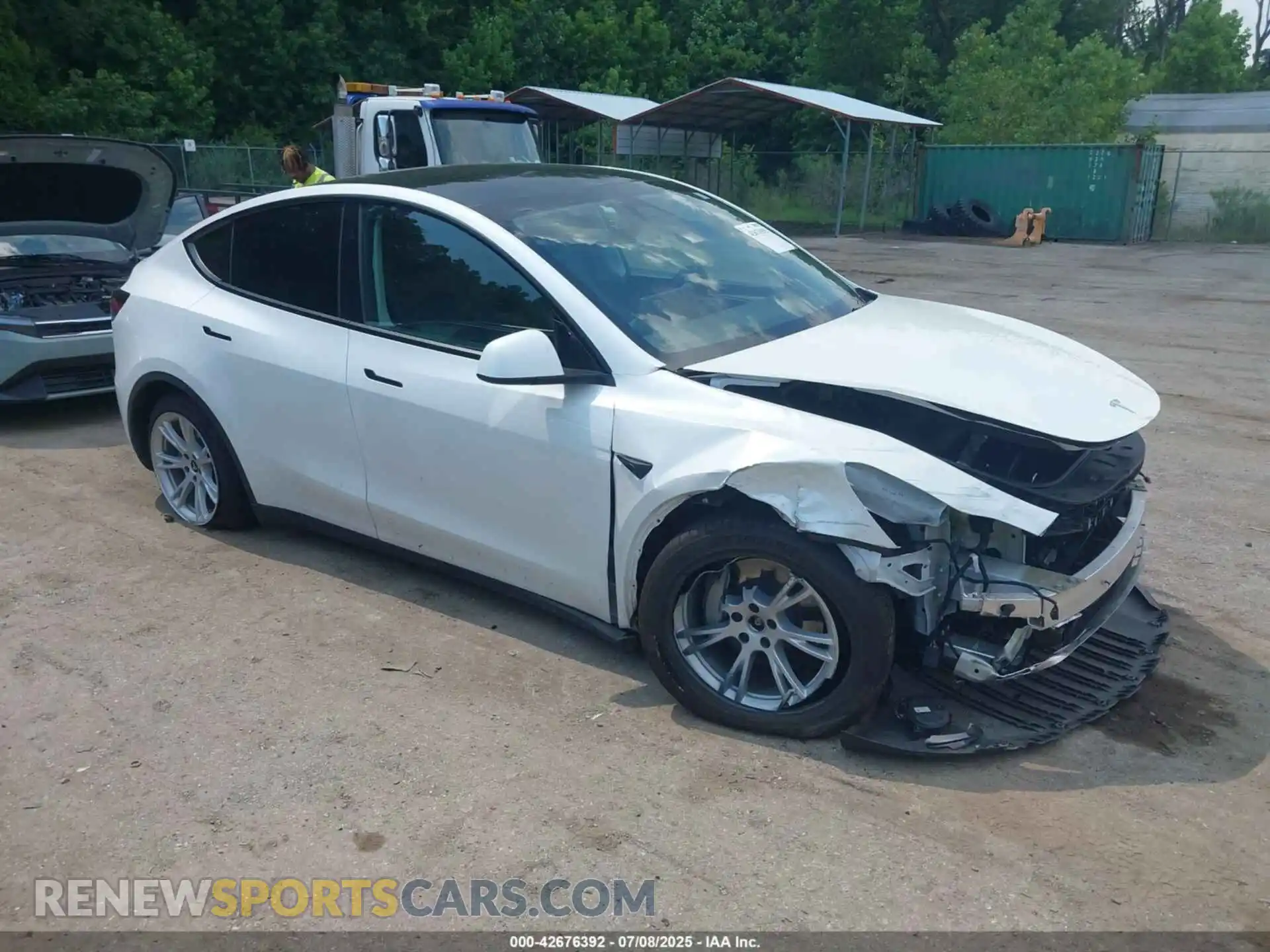 1 Photograph of a damaged car 7SAYGAEE7PF802374 TESLA MODEL Y 2023