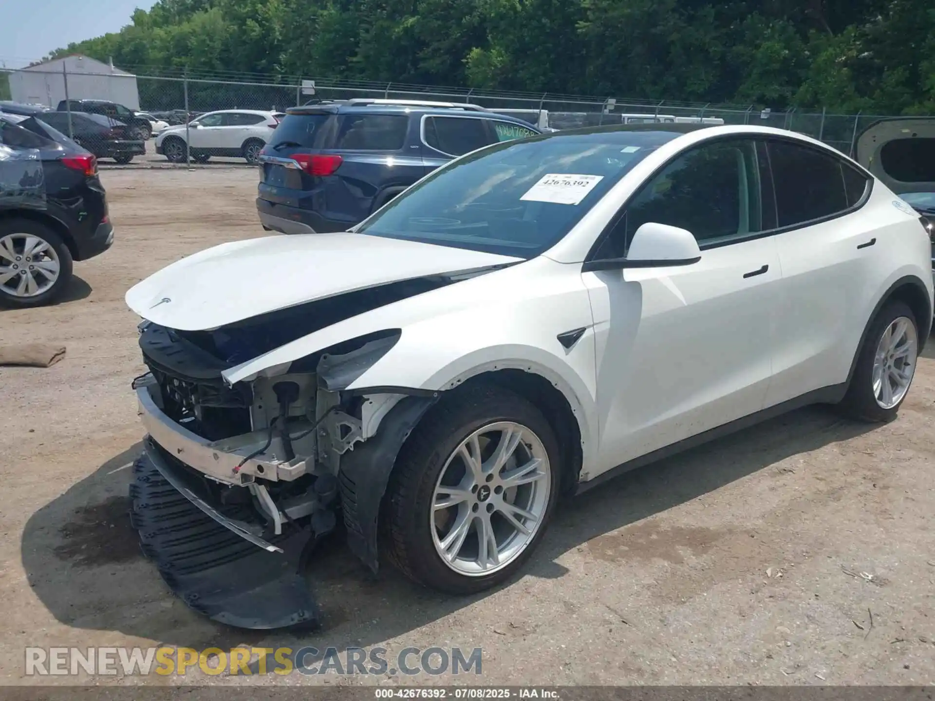 2 Photograph of a damaged car 7SAYGAEE7PF802374 TESLA MODEL Y 2023