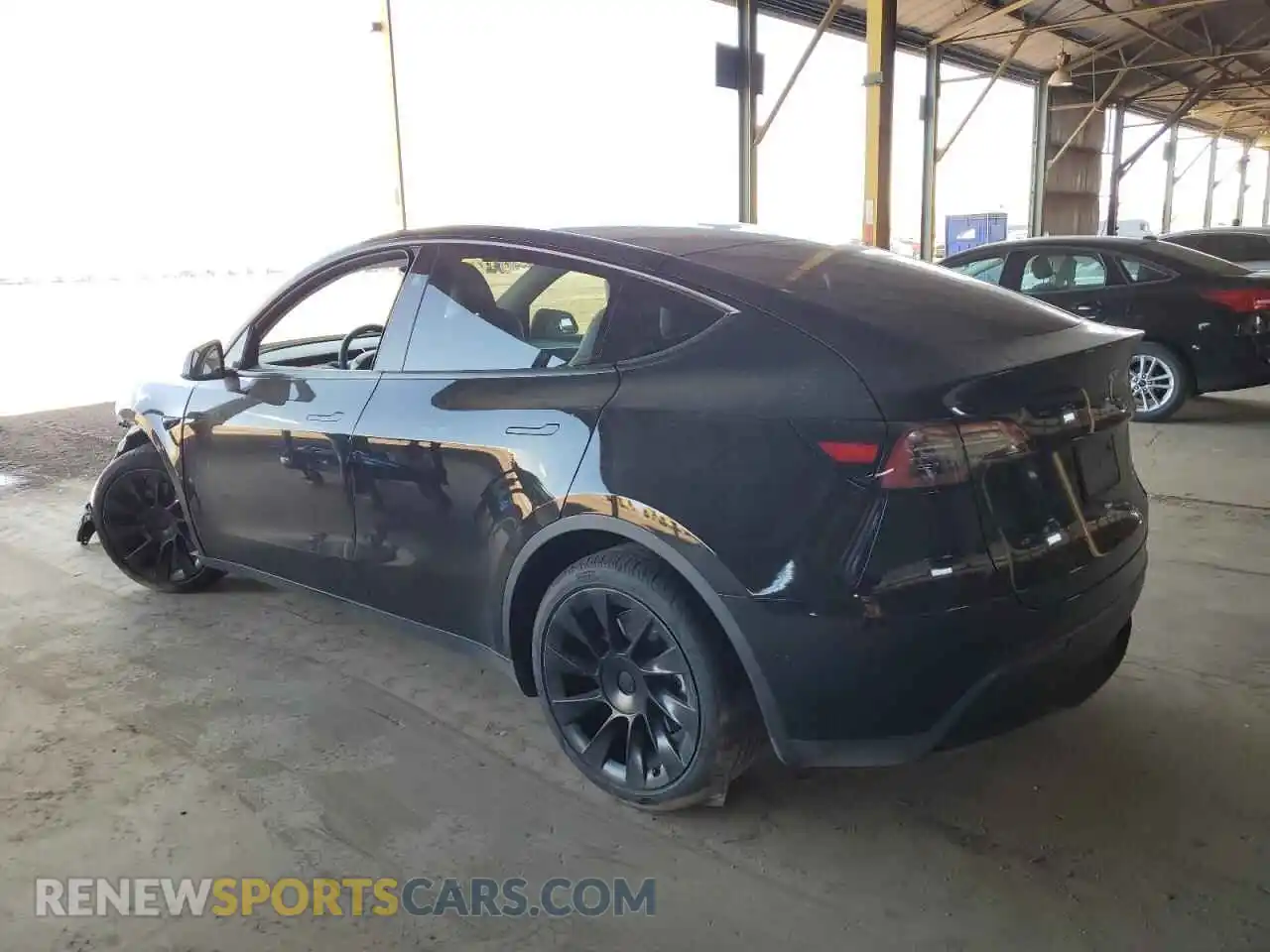 2 Photograph of a damaged car 7SAYGAEE7PF813665 TESLA MODEL Y 2023