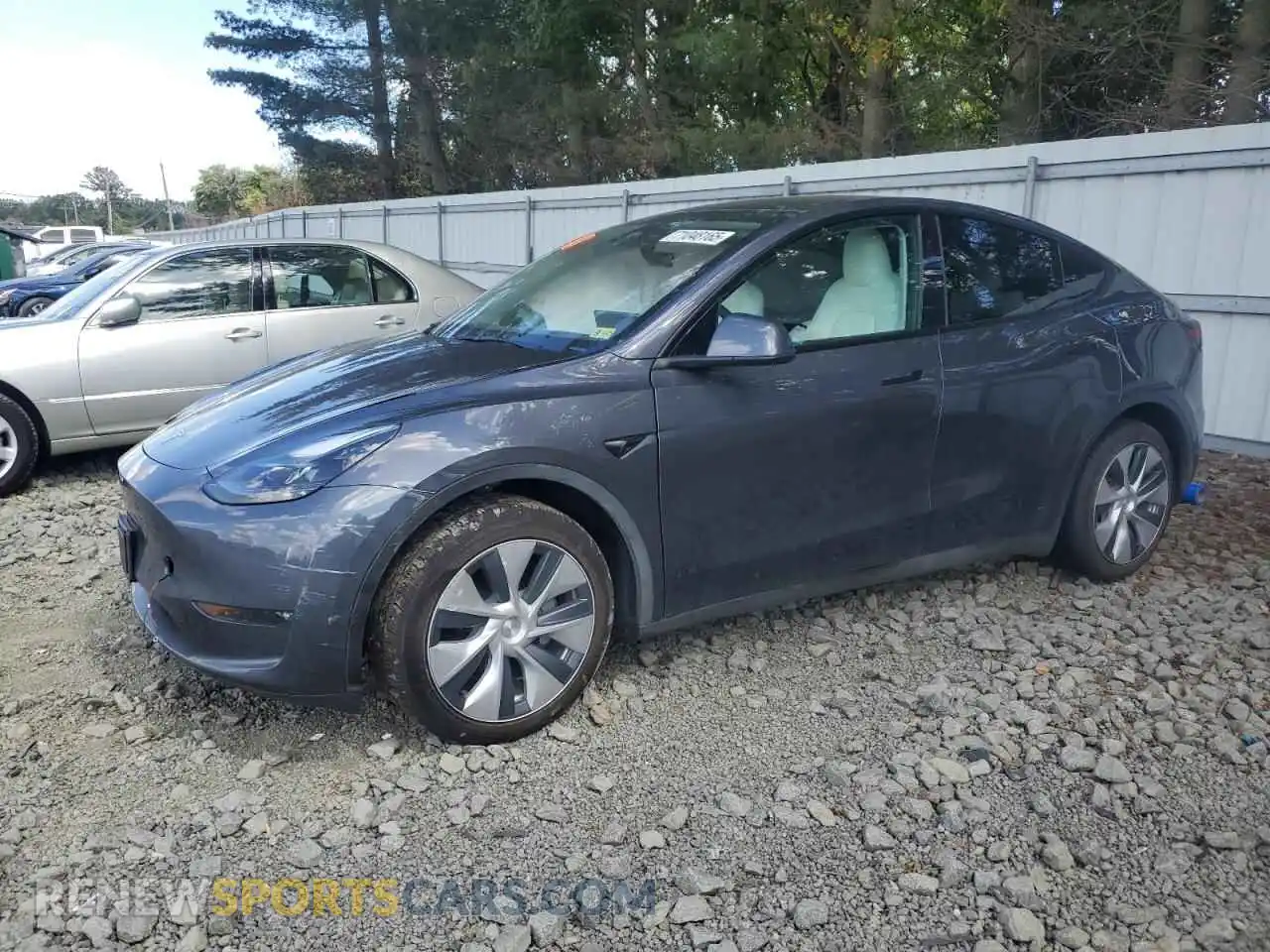 1 Photograph of a damaged car 7SAYGAEE7PF843054 TESLA MODEL Y 2023