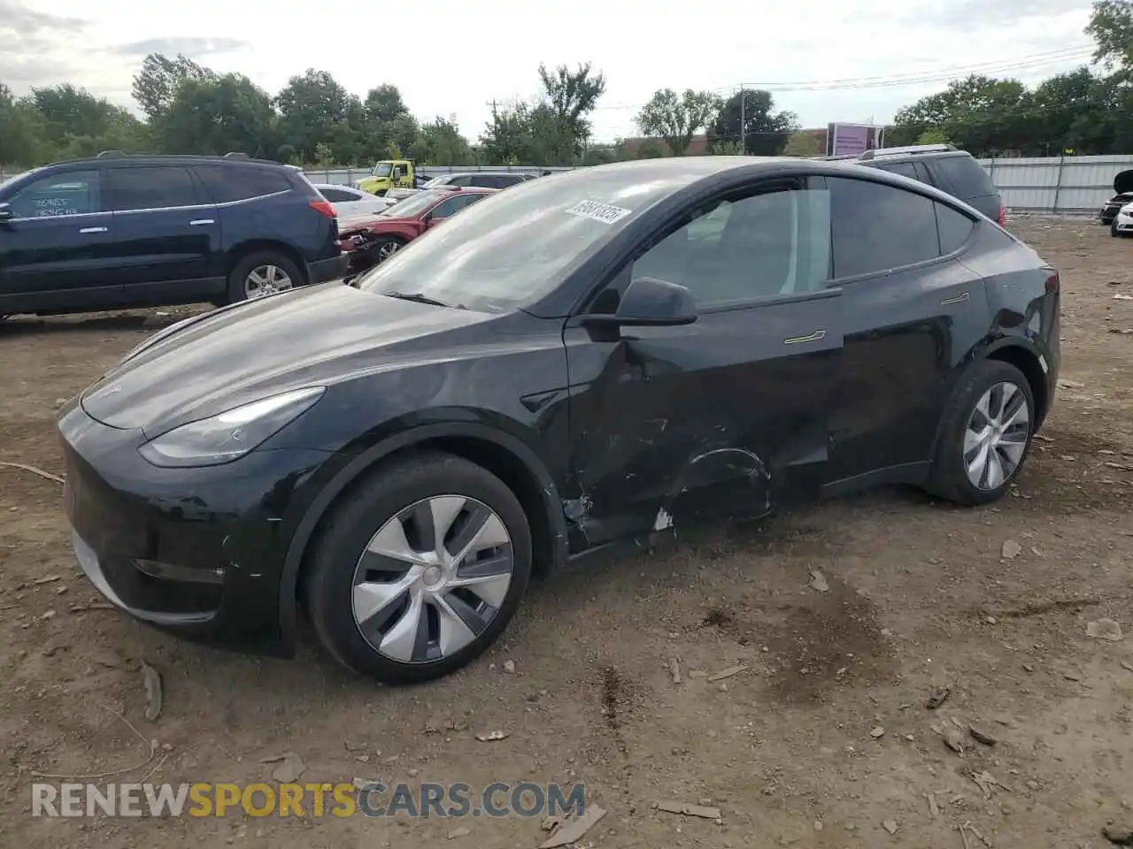 1 Фотография поврежденного автомобиля 7SAYGAEE7PF908534 TESLA MODEL Y 2023