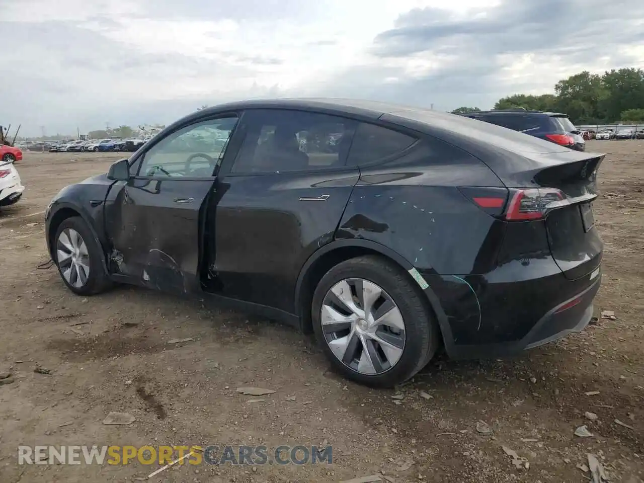 2 Фотография поврежденного автомобиля 7SAYGAEE7PF908534 TESLA MODEL Y 2023