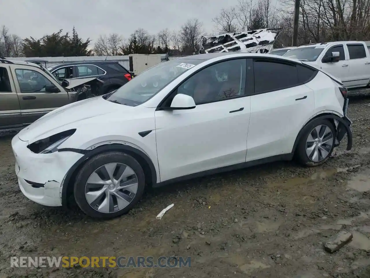 1 Photograph of a damaged car 7SAYGAEE7PF911417 TESLA MODEL Y 2023