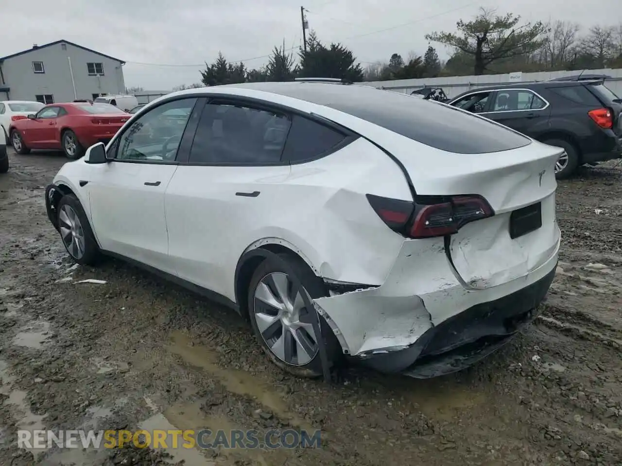 2 Photograph of a damaged car 7SAYGAEE7PF911417 TESLA MODEL Y 2023