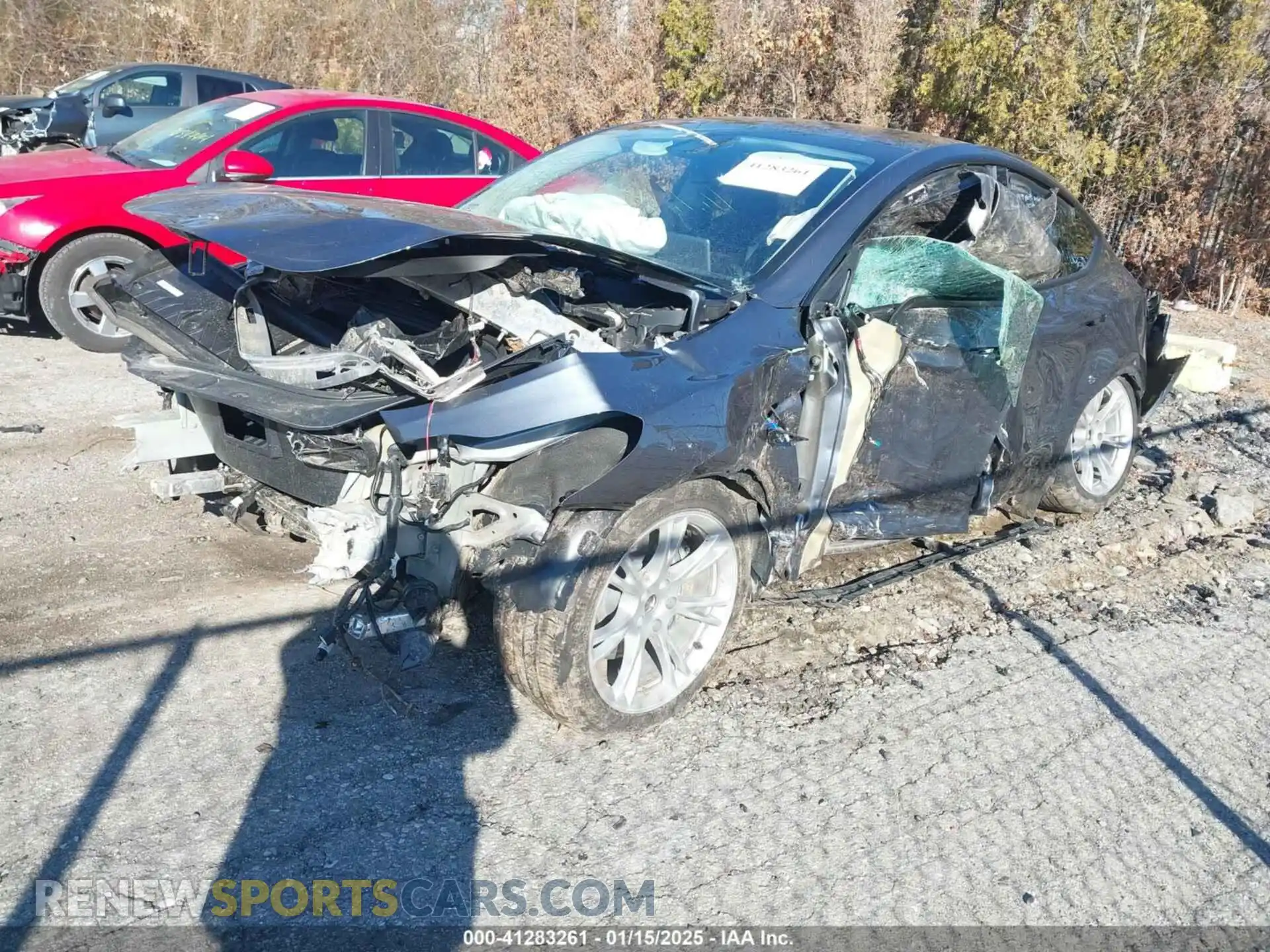 2 Photograph of a damaged car 7SAYGAEE7PF926872 TESLA MODEL Y 2023