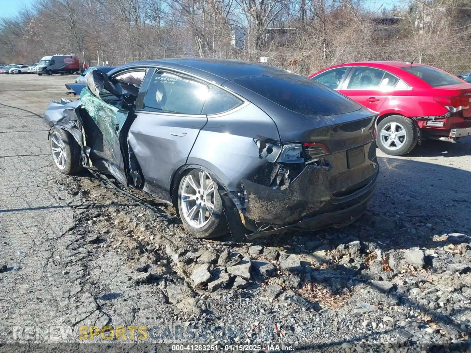 3 Photograph of a damaged car 7SAYGAEE7PF926872 TESLA MODEL Y 2023