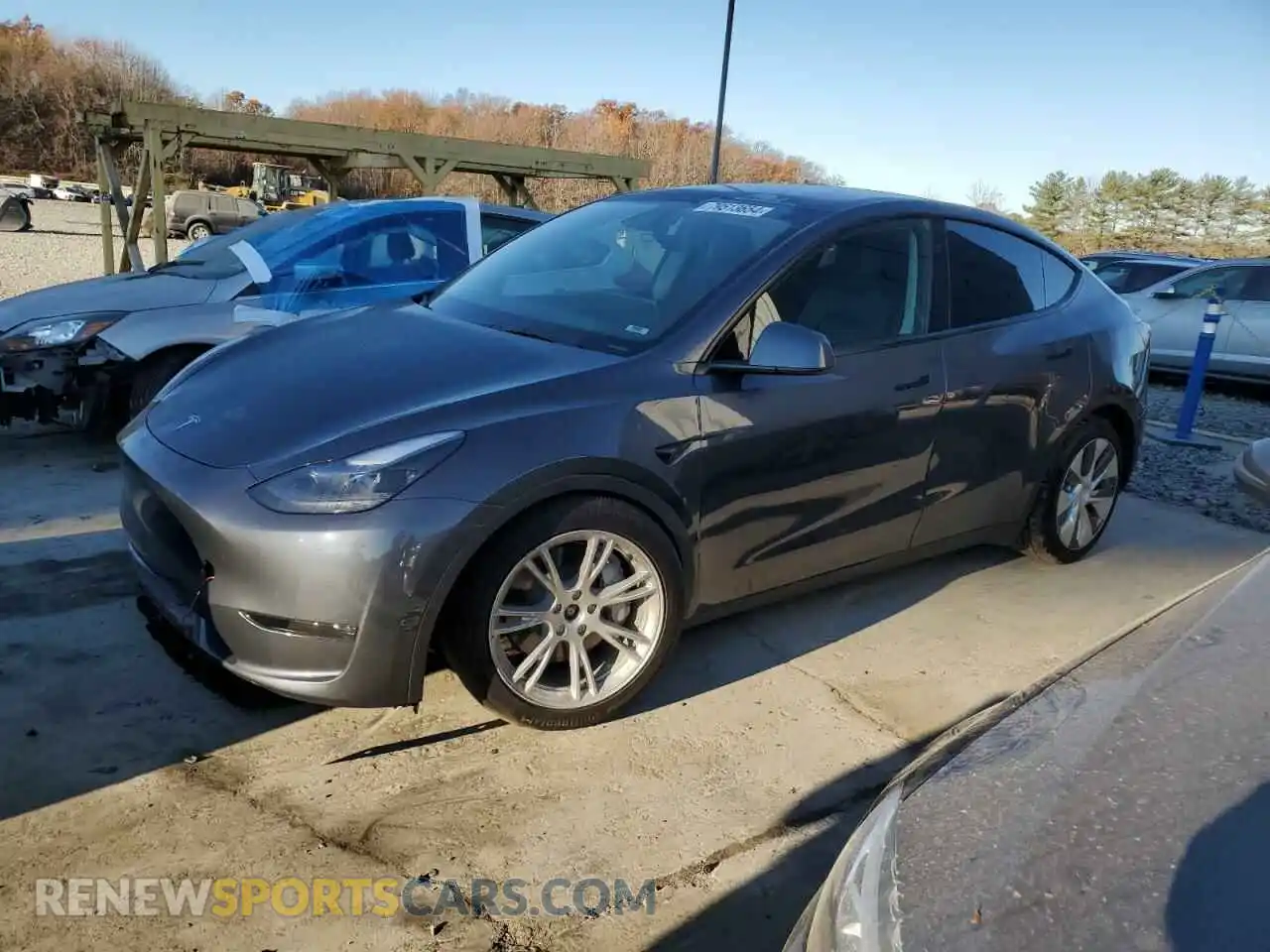1 Photograph of a damaged car 7SAYGAEE7PF950170 TESLA MODEL Y 2023