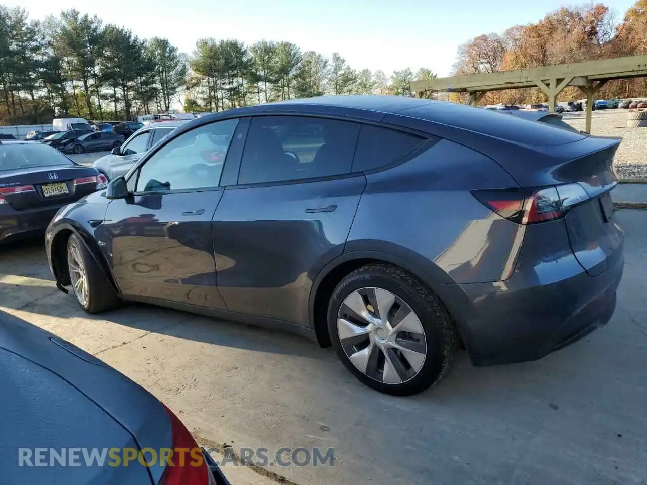 2 Photograph of a damaged car 7SAYGAEE7PF950170 TESLA MODEL Y 2023