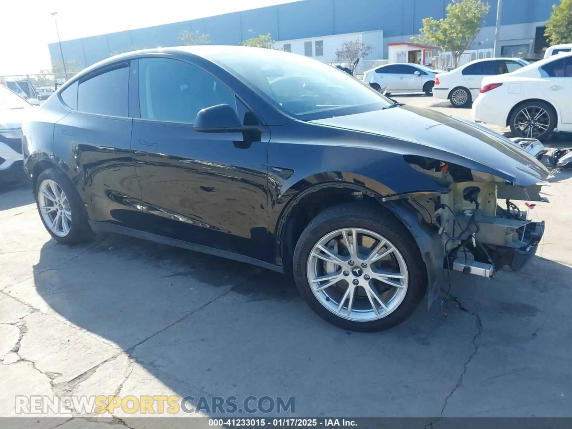 1 Photograph of a damaged car 7SAYGAEE8PF633854 TESLA MODEL Y 2023