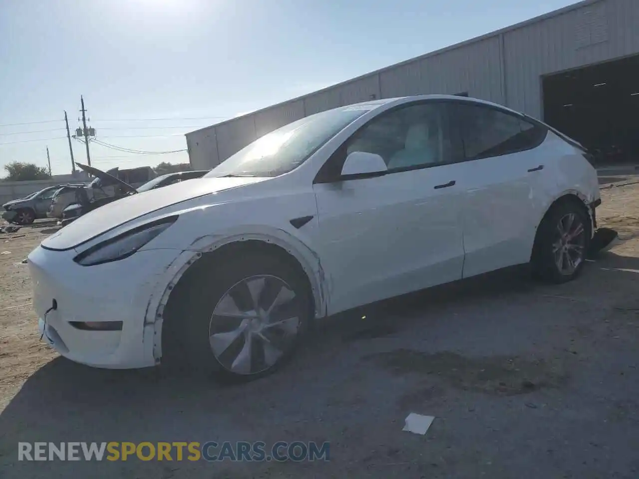 1 Photograph of a damaged car 7SAYGAEE8PF660164 TESLA MODEL Y 2023