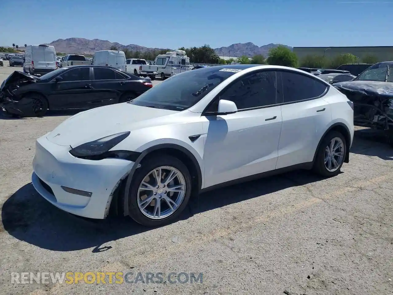 1 Photograph of a damaged car 7SAYGAEE8PF661248 TESLA MODEL Y 2023