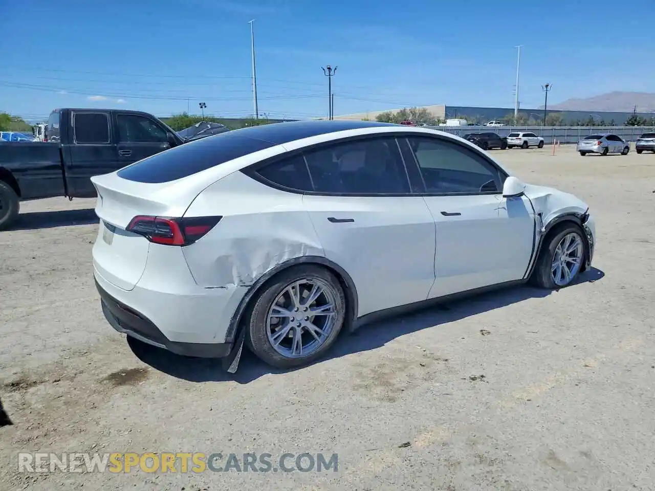 3 Photograph of a damaged car 7SAYGAEE8PF661248 TESLA MODEL Y 2023