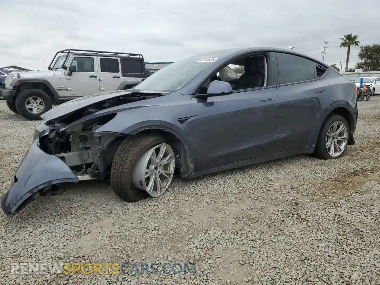 1 Photograph of a damaged car 7SAYGAEE8PF673691 TESLA MODEL Y 2023