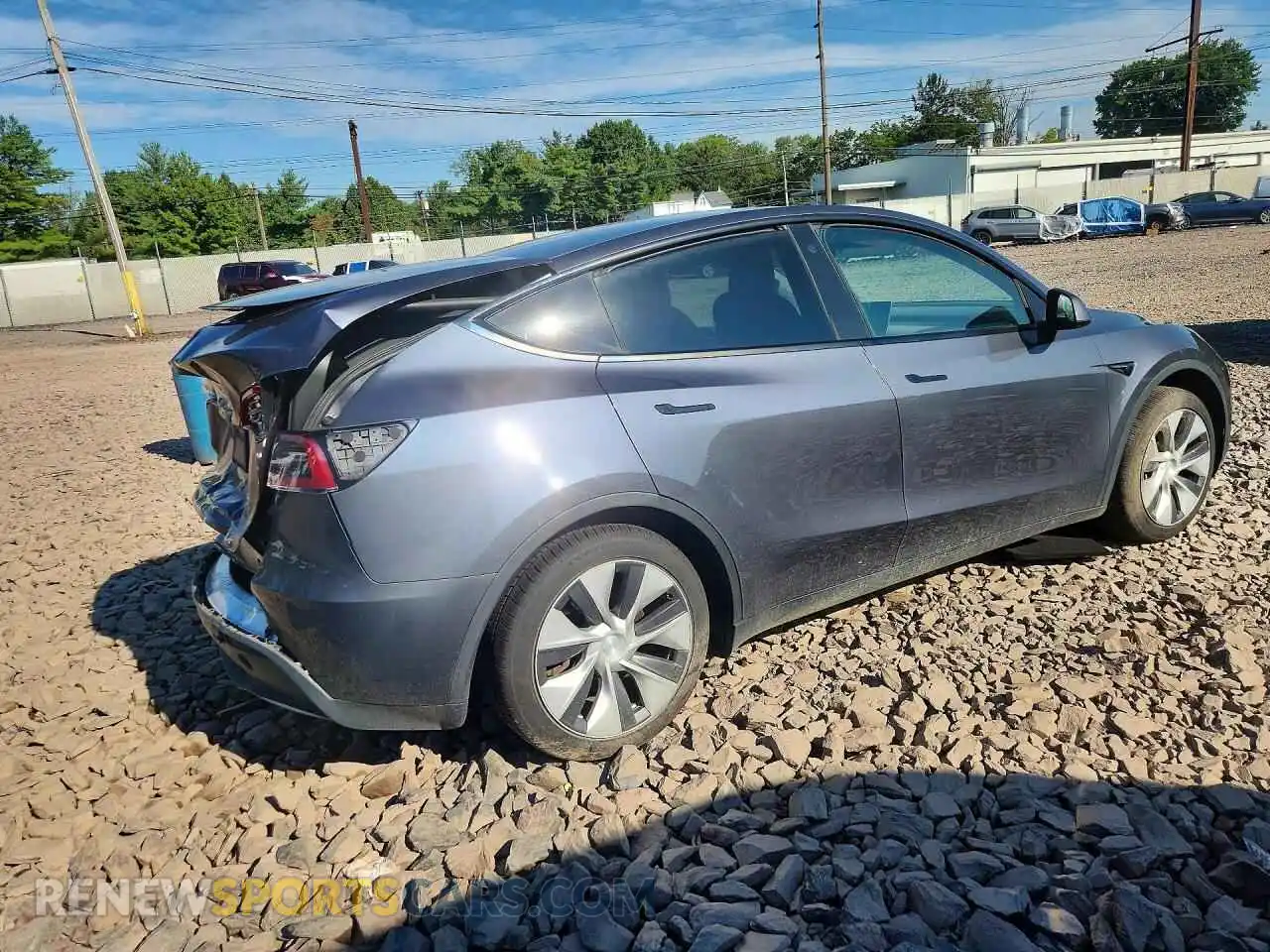 3 fotografías del automóvil dañado 7SAYGAEE8PF674114 TESLA MODEL Y 2023