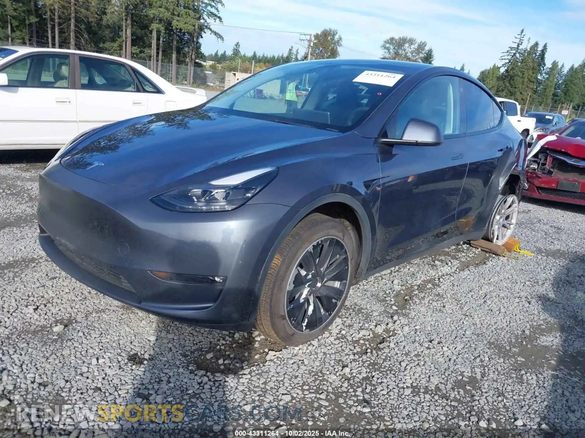 2 Photograph of a damaged car 7SAYGAEE8PF699949 TESLA MODEL Y 2023