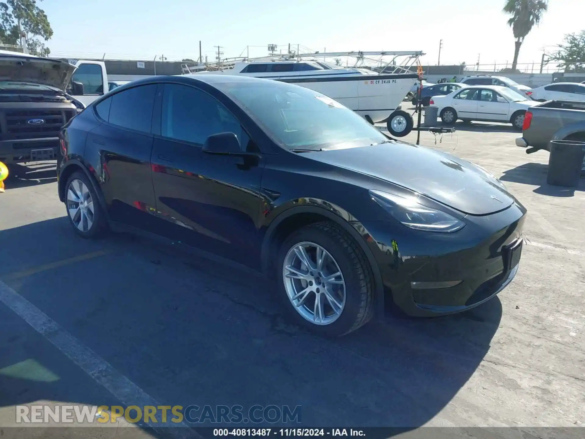 1 Photograph of a damaged car 7SAYGAEE8PF769580 TESLA MODEL Y 2023