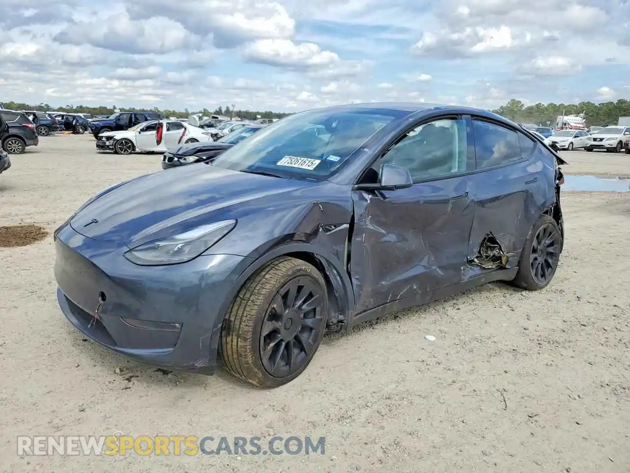 1 Photograph of a damaged car 7SAYGAEE8PF829440 TESLA MODEL Y 2023
