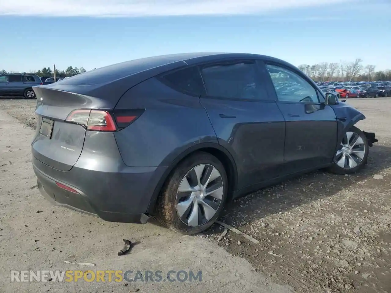 3 Photograph of a damaged car 7SAYGAEE8PF902046 TESLA MODEL Y 2023
