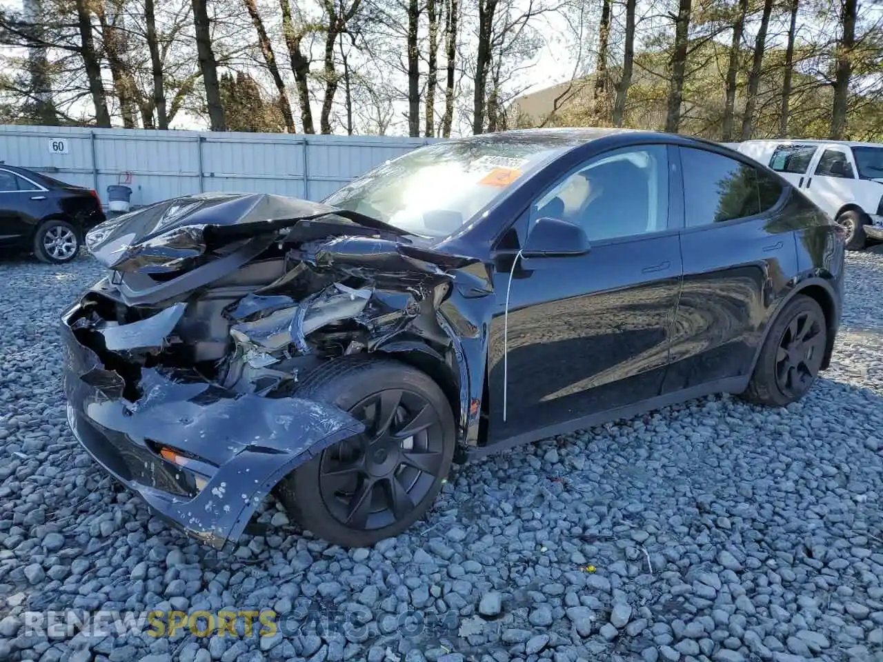 1 Photograph of a damaged car 7SAYGAEE8PF940652 TESLA MODEL Y 2023