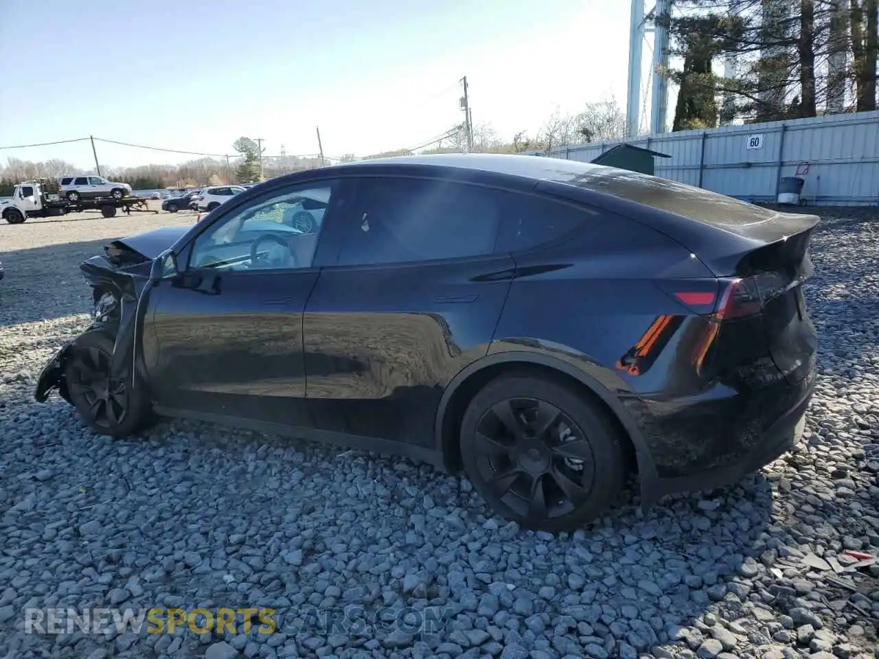 2 Photograph of a damaged car 7SAYGAEE8PF940652 TESLA MODEL Y 2023