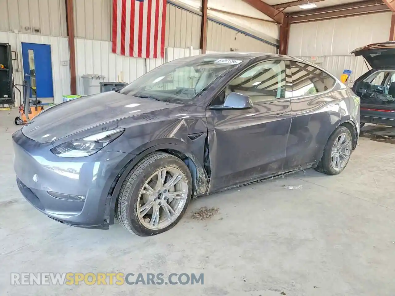 1 Photograph of a damaged car 7SAYGAEE8PF967463 TESLA MODEL Y 2023