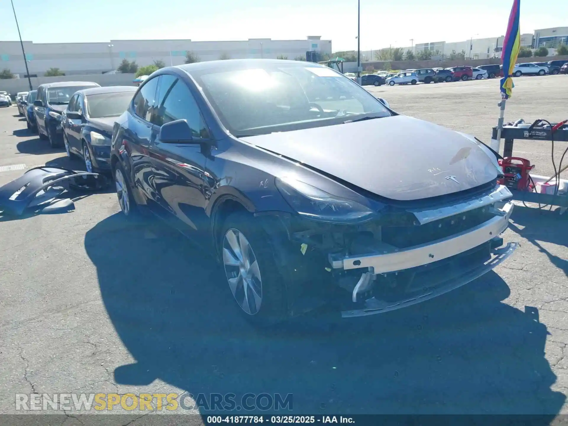 1 Photograph of a damaged car 7SAYGAEE8PF976969 TESLA MODEL Y 2023
