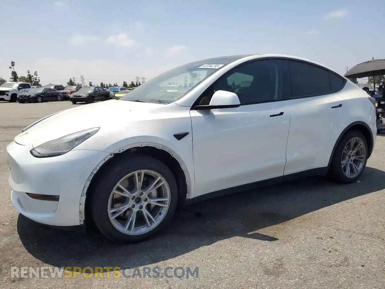 1 Photograph of a damaged car 7SAYGAEE9PF599715 TESLA MODEL Y 2023