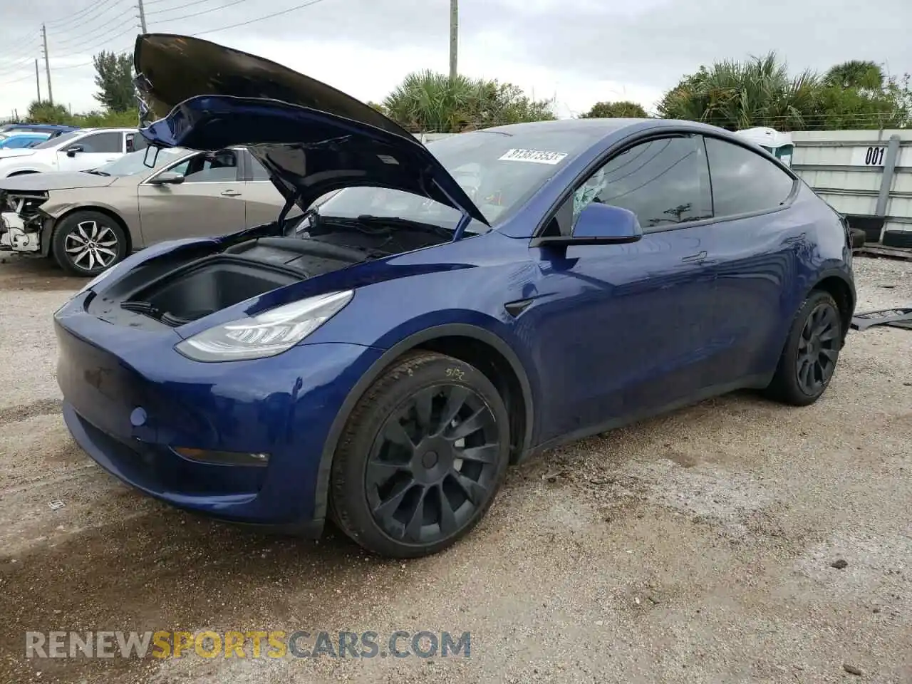 1 Photograph of a damaged car 7SAYGAEE9PF607117 TESLA MODEL Y 2023