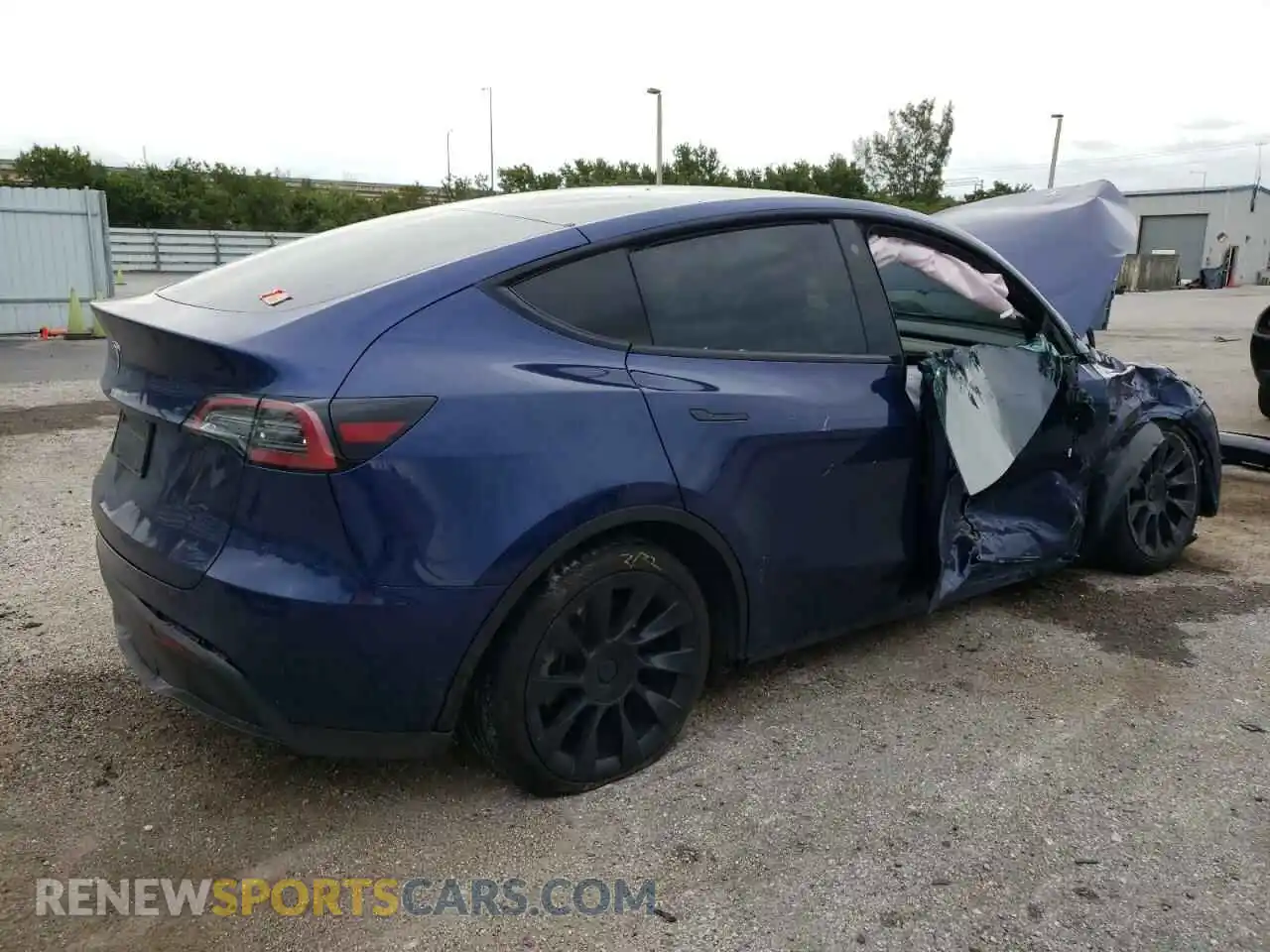 3 Photograph of a damaged car 7SAYGAEE9PF607117 TESLA MODEL Y 2023