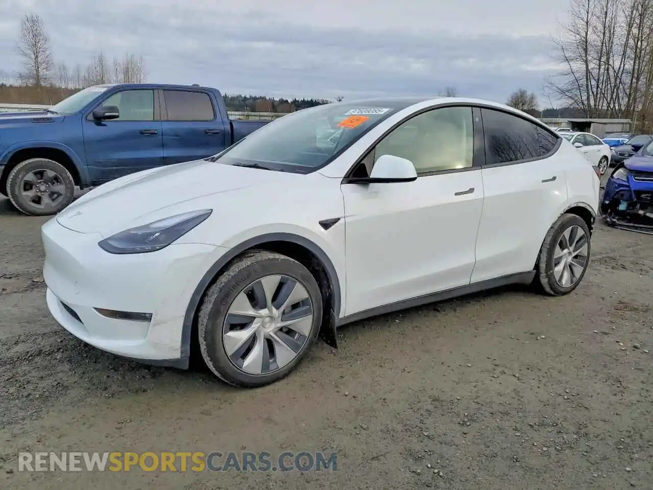 1 Photograph of a damaged car 7SAYGAEE9PF628730 TESLA MODEL Y 2023