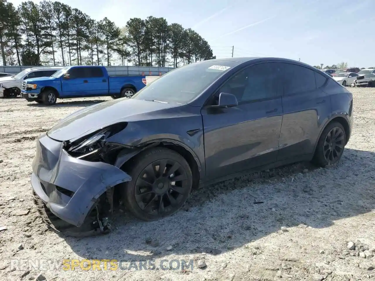 1 Photograph of a damaged car 7SAYGAEE9PF662103 TESLA MODEL Y 2023