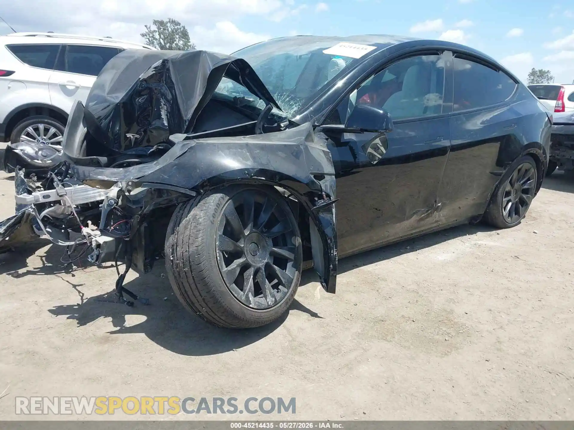 2 Photograph of a damaged car 7SAYGAEE9PF711459 TESLA MODEL Y 2023