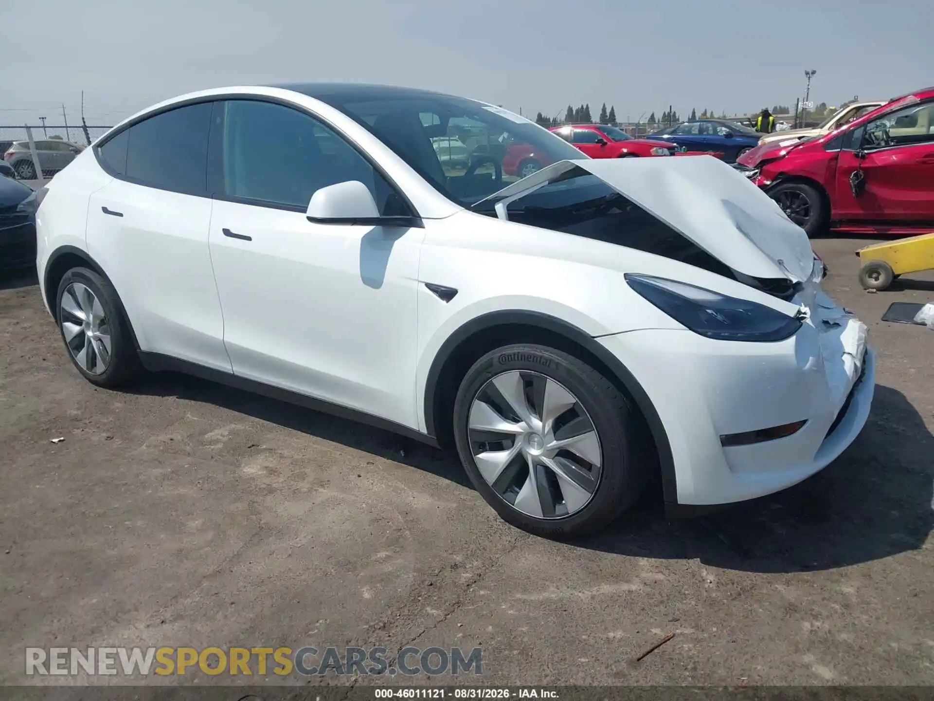 1 Photograph of a damaged car 7SAYGAEE9PF713132 TESLA MODEL Y 2023