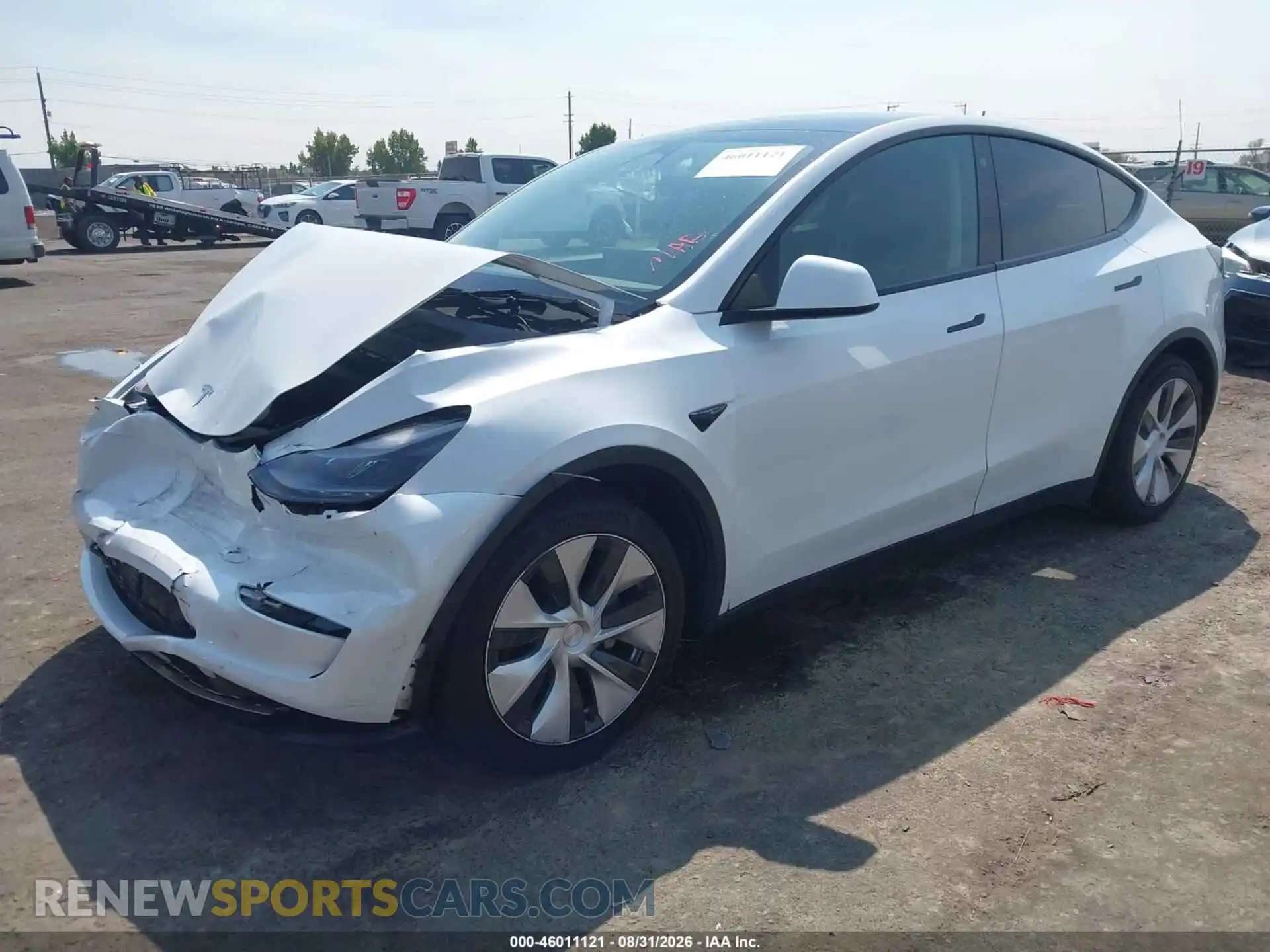 2 Photograph of a damaged car 7SAYGAEE9PF713132 TESLA MODEL Y 2023