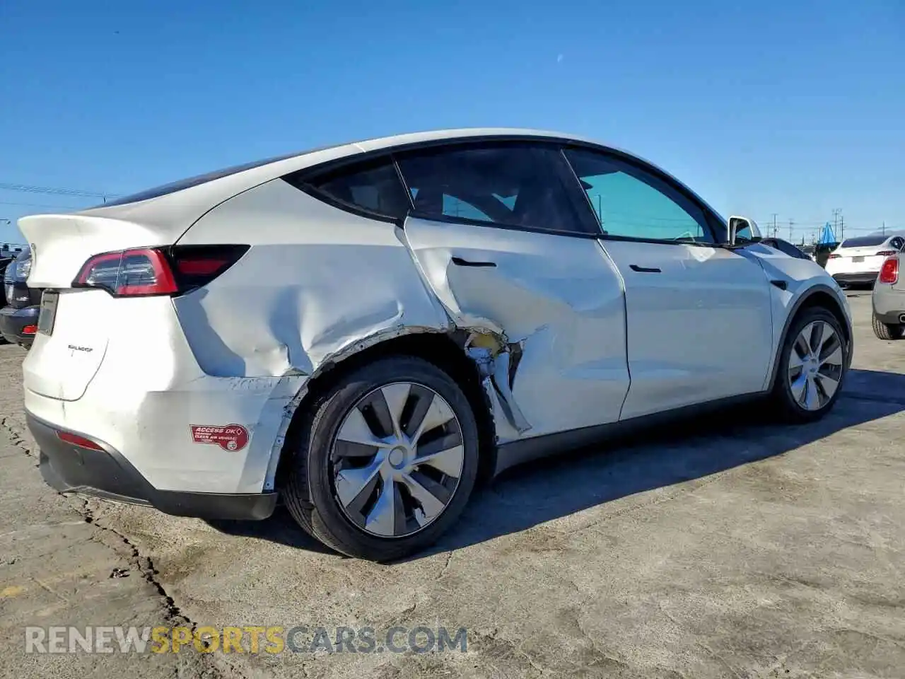 3 Photograph of a damaged car 7SAYGAEE9PF757700 TESLA MODEL Y 2023