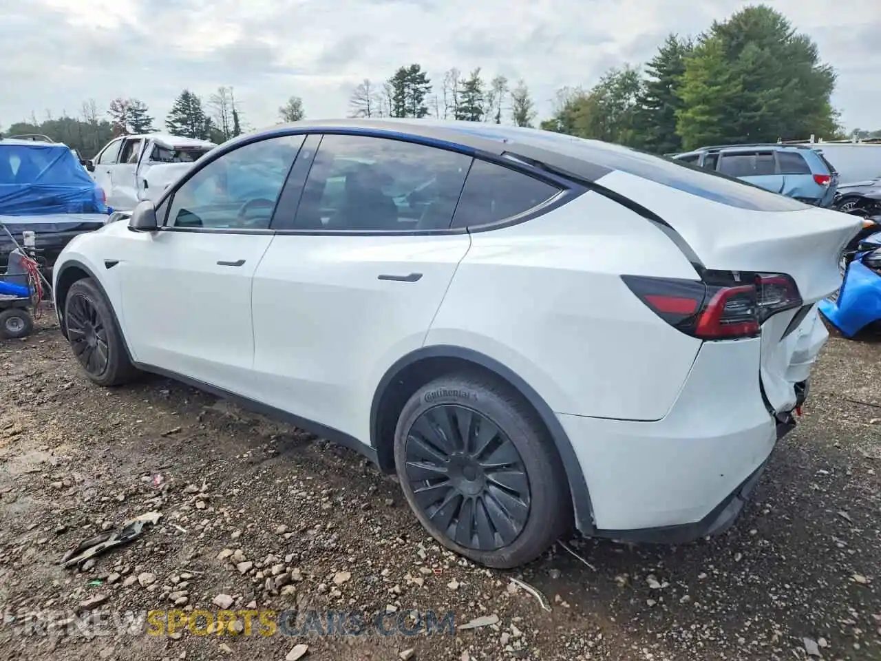 2 Фотография поврежденного автомобиля 7SAYGAEE9PF776974 TESLA MODEL Y 2023